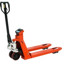 Schefer Gabelhubwagen Premium mit integrierter Waage Tragkraft 2500kg Gabellänge 800mm
