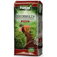 PLANTOP Dekormulch nussbraun, 50 Ltr
