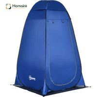 HOMAIRE Pop up Duschzelt Toilettenzelt Camping Umkleidezelt mit Tragetasche Mobile Outdoor Dunkelblau