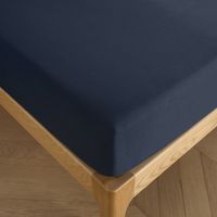 Drap housse 160 x 200 cm bonnet 30 cm "Prémium" pour lit 2 places - Prémium Bleu Nuit - Prémium Bleu Nuit -