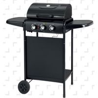 CookingBox Grill 3 Brenner BBQ3F 3000 W Schwarz - 3451571032599