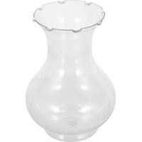 Mini Vases en Plastique à Bourgeons Décoration Polyvalente Élégante pour 6pcs Fonction Hydroponique Centres de Table de Mariage et Plantes