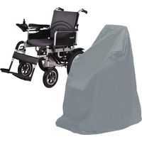 Housse De Protection pour Fauteuil Roulant 115x75x130cm, Couverture Imperméable pour Fauteuil Roulant, Housse de protection pour fauteuil roulant électrique - Étanche à la poussière (Gris)
