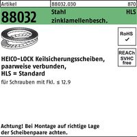 Keilsicherungsscheibe R 88032 HLS-12 Stahl zinklamellenb. geklebt 200St. HEICO 200 Stk