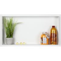 Étagère encastrée Wall-BOX sans cadre blanche - 60 x 30 x 7 cm