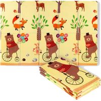 Tapis pliable pour enfants, motif forêt, 190 x 150 cm