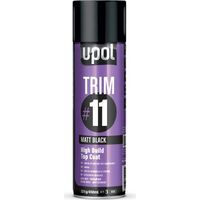 UPOL - Peinture premium en aérosol de 450 ml - Noir mat - TRIMMB/AL - Ce produit de marque UPOL est neuf.