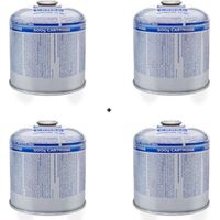 Cadac Gascartridge 4er Vorteils-Set Gaskartusche Button/Propan 500g EN417 CA500-N