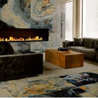 Gres Porcelánico Efecto Mármol Alabastro-Ónix Azul Brillante 60X120 - EEBE122 (Ceramishop.es)