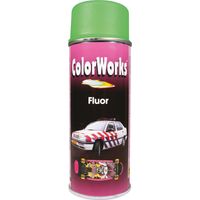 Peinture Aérosol Fluo Vert Finition Vert Fluo éclatante, Séchage Rapide - Colorworks