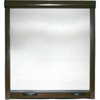 Zanzariera a rullo avvolgibile riducibile con frizione finestra kit zanzariere 60 x 150 Cm Marrone
