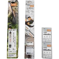 STIHL CUT KIT 15 MSA220,MS194,MS182,MS212,MS201T, 30050004409 + 36990000050