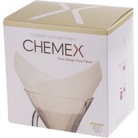 Chemex quadratische Papierfilter – Weiß – 6, 8, 10 Tassen
