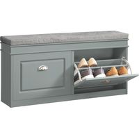 Scarpiera salvaspazio Slim Mobili per Scarpe Serie Scarpiere 104x24x52cm SoBuy Grigio FSR64-HG