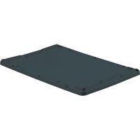Portadocumentos de sopuerta para depósito apilable por giro LB/DB, negro - compatible solo para tipo LB/DB