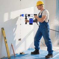 Rotary Hammer Drill - DAYPLUS - 3 in 1 SDS Plus - 1800W - 360° Handle - 5.76 kg
