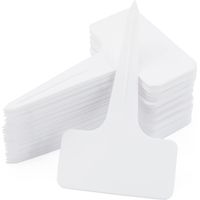 100 étiquettes imperméables en forme de T, étiquettes en plastique PVC/étiquettes horticoles, étiquettes pour plantes et fleurs 6 x 10
