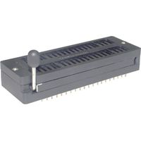 Connfly DS1043-32FB Support de circuits intégrés à force d'insertion nulle Pas: 2.54 mm Nombre de pôles: 32 1 pc(s) Tub