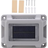 Luminaire LED solaire IP65 étanche blanc pour jardin paysager, lampe enterrée étanche extérieur