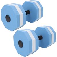 Haltères en mousse EVA haute densité (1 pièce), idéales pour l'entraînement aquatique (hommes et femmes), les piscines intérieures, le fitness aérobique et la rééducation. Modèle en forme de diamant,