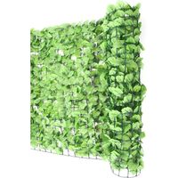 Brise-vue pour balcon N77, brise-vue pour balcon, terrasse, clôture, 500x150cm Leaf Light