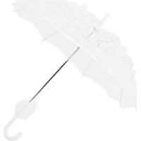 Mini parasol blanc en dentelle pour mariée, accessoire de mariage, de banquet et de photographie.