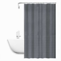 Tenda Doccia Vasca Bagno Effetto 3d A Nido D'ape Grigio 240x200cm 12 Ganci 87606