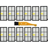 Lot de 12 filtres HEPA pour robot aspirateur iRobot Roomba 800 900 Series 860 870 880 960 980