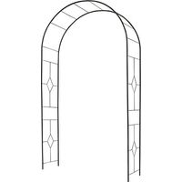 Arche Tube Rund 16mm Basics Vitrail Schwarz - Louis Moulin