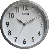 King Home WANDUHR Kunststoff 25,4x4 cm grau