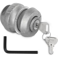 Antivol de Remorque pour Attelage À Billes Antivol pour Attelage de Remorque Verrou D'Attelage Antivol Tete D'Attelage Verrouillage Remorque Sécurité Hitchlock Cadenas pour Caravane avec 2 Clés