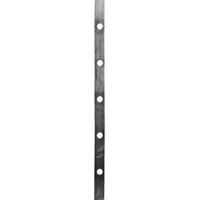 Deco Fer Forge – Barre plate trouée en acier 1500mm – 11 trous ronds de 15mm – Section 30x8mm pour ferronnerie – Résistante aux intempéries
