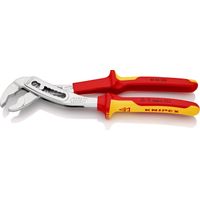 KNIPEX 88 06 250 SB Alligator® Pinza regolabile per tubi e dadi isolati con manici rivestiti in materiale bicomponente, collaudati VDE cromata 250 mm