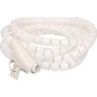 Cablehome Tubo espiralado blanco 3 metros 25 mm