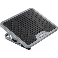 Tilt Adjustable Footrest, Foot Rest for Under Desk at Work with Massage Surface, Office Foot Rest Under Desk with 20 Degree Tilt No Locking, Metal Frame