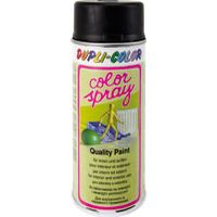 DUPLI-COLOR Kunstharzlackspray, schwarz matt, 400 ml