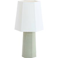 Light & Living - lámpara de mesa - Musabo - verde - textil -
