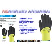 Guanto termico freddo Thermy Ice T10 in nylon e spugna S/CGF010