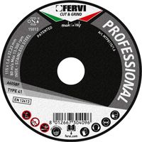 DISQUE DE COUPE POUR METAL 115x1x22 MM A60S PROFESSIONNEL FERVI MTP8115/1.0