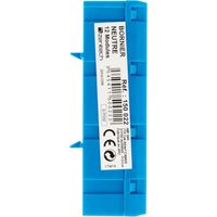 Bornier neutre 12 modules bleu