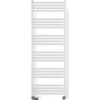 Heizungsbetrieb Handtuchheizkörper - Weiß - Höhe 1380mm Breite 580mm - 664 Watt - FIO1380/580SXB