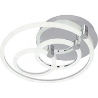 Deckenleuchte 68w 3000k, 4000k, 6500k Chrom Alya 10x44x40cm 9180Lm Dimmbar, Memory und C-Fernbedienung brand FABRILAMP
