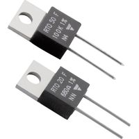 Vishay RTO 50 F-220 Hochlast-Widerstand 220 Ω axial bedrahtet TO-220 50 W 1 % 1 St. Tube