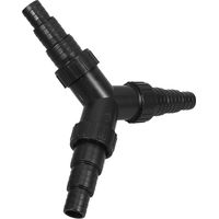Dérivateur de pompe à eau pour aquarium, compatible avec les fontaines et les adaptateurs pour tuyaux d'arrosage d'intérieur.