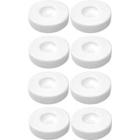 Cyclingcolors – Lot de 8 patins glisseurs universels en plastique 40 x 10 mm – Fixation M8 à visser – Pour surfaces dures et meubles stables