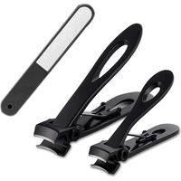 Coupe-ongles pour ongles épais, coupe-ongles pour les mains et les pieds, ensemble de coupe-ongles pour adultes (hommes et femmes).