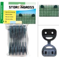 Multipack da 400 pz fermi per rete ombreggiante clips per fissaggio reti super pe