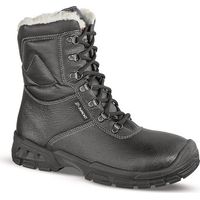 Botas de seguridad Knut talla 42 cuero negro S3 CI SRC EN20345 Aimont