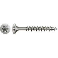 SPAX Edelstahlschraube, 5 x 70 mm, 100 Stück, Vollgewinde, Senkkopf, T-STAR plus T20, 4CUT - 1197000500703