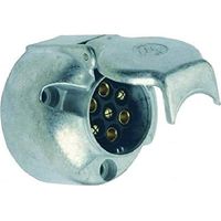 Base hembra de metal con 7 bornes
